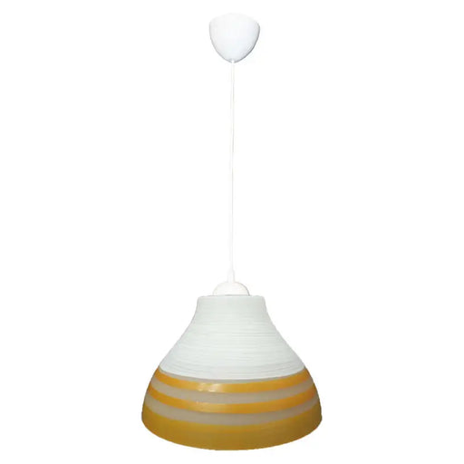 PENDANT E27 F220 WHITE/ORANGE PURALUX - Пендели<<<Вътрешно осветление<<<Осветление<<<Praktiker&&&Пендели<<<Вътрешно