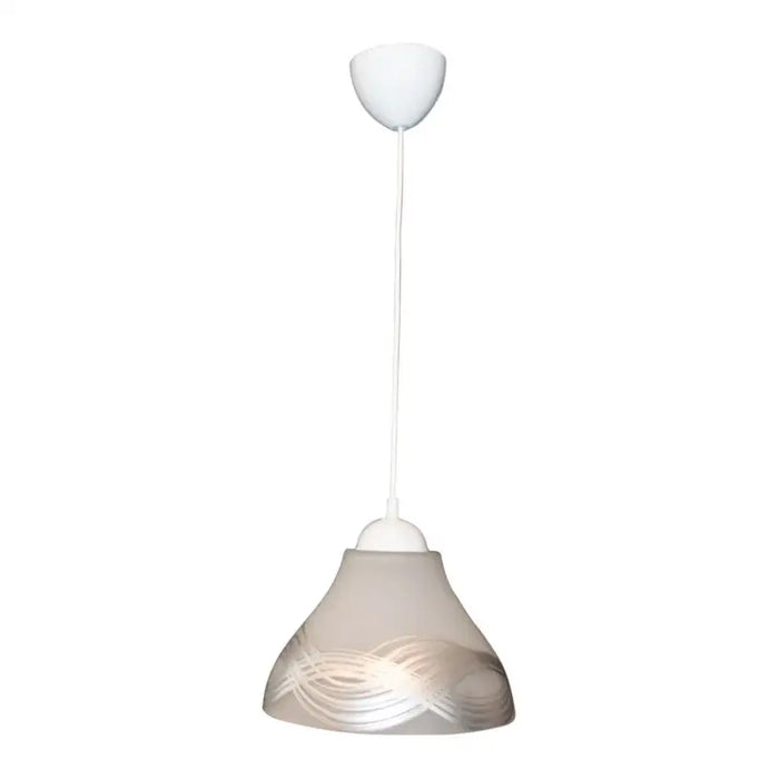 PENDANT E27 F230 WHITE/GRAY PURALUX - Пендели<<<Вътрешно осветление<<<Осветление<<<Praktiker&&&Пендели<<<Вътрешно