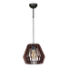 PENDANT E27 F250 ROSEWOOD LIGHTSTYLE ROTUNDA - Пендели<<<Вътрешно