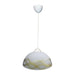 PENDANT E27 F400 WHITE/GOLD PURALUX - Пендели<<<Вътрешно осветление<<<Осветление<<<Praktiker&&&Пендели<<<Вътрешно