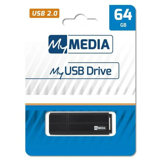 Pendrive MyMedia Black 64 GB (10 Units) - Компютър Мрежи и компоненти<<<Компютри| Електроника<<<BigBuy&&&USB флаш