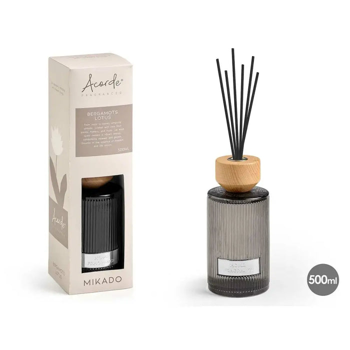 Perfume Sticks Acorde BERGAMOTS LOTUS 500 ml (6 Units) - Почистване Прахосмукачки И Гладене<<<Дом