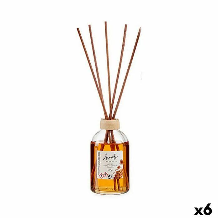 Perfume Sticks Acorde Cinnamon 100 ml (6 Units) - Почистване Прахосмукачки И Гладене<<<Дом