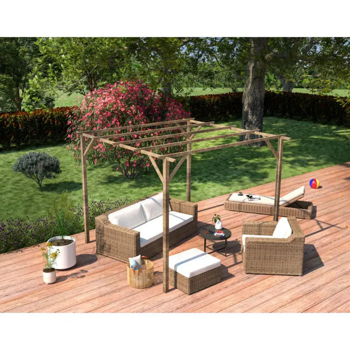PERGOLA 300X300X245CM CERLAND PATAGONIE - Шатри<<<Чадъри сенници и шатри<<<Градина<<<Praktiker