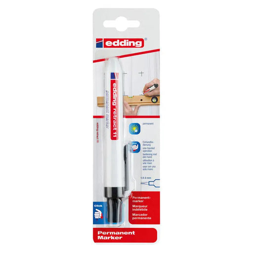 PERMANENT MARKER BLACK RET11 EDDING - Маркери креди и други<<<Ръчни инструменти<<<Инструменти и железария<<<Praktiker