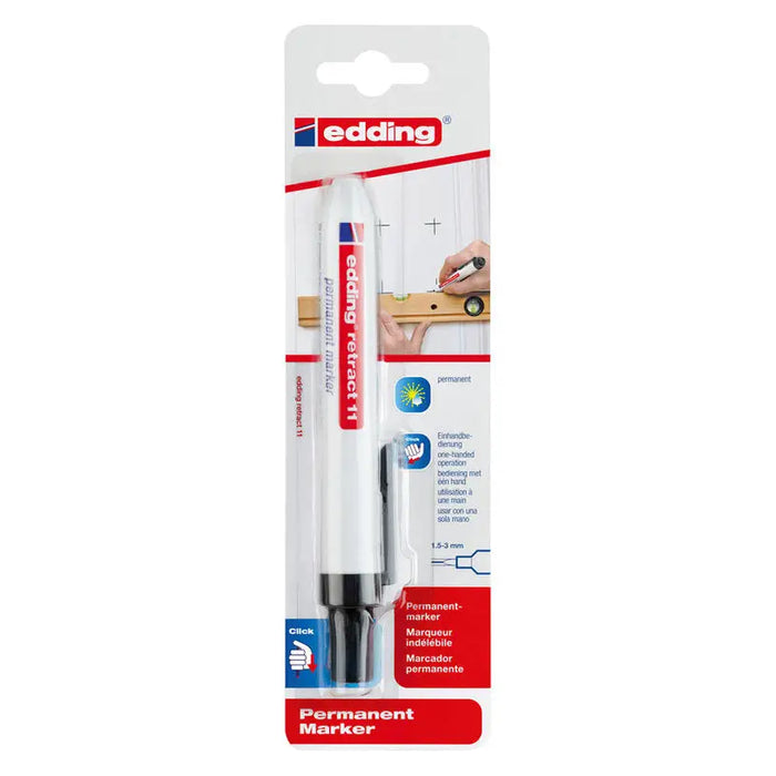 PERMANENT MARKER BLACK RET11 EDDING - Маркери креди и други<<<Ръчни инструменти<<<Инструменти и железария<<<Praktiker