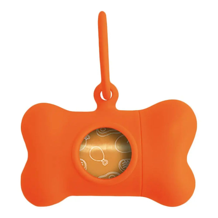 Pet Bag Dispenser United Pets Bon Ton Neon Dog Orange (8 x 4,2 x 5 cm) - Домашни Животни<<<Дом