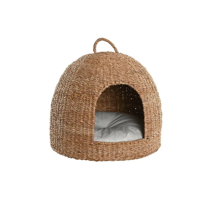 Pet bed Home ESPRIT Natural Natural Fibre 49 x 49 x 48 cm - Домашни Животни<<<Дом Градина<<<BigBuy&&&Къщички и