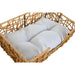 Pet bed Home ESPRIT White Light brown Metal synthetic rattan 50 x 35 x 14 cm (2 Pieces) - Домашни Животни<<<Дом