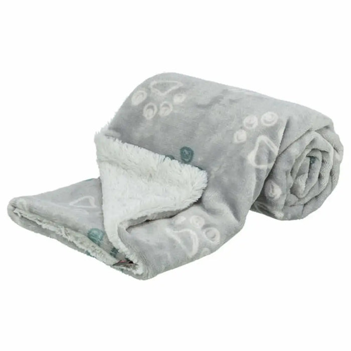 Pet blanket Trixie Jimmy Soft Light grey Polyester Plush 150 × 100 CM - Домашни Животни<<<Дом