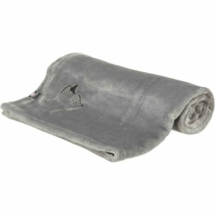 Pet blanket Trixie Nilay Grey Polyester 70 × 50 cm - Домашни Животни<<<Дом Градина<<<BigBuy&&&Къщички и