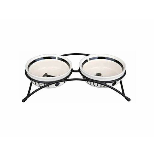 Pet feeding dish Trixie 24640 Double - Домашни Животни<<<Дом Градина<<<BigBuy&&&Купички за храна и вода<<<Домашни