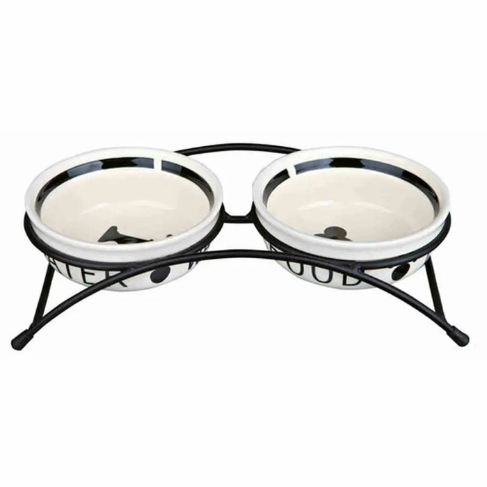 Pet feeding dish Trixie 24640 Double - Домашни Животни<<<Дом Градина<<<BigBuy&&&Купички за храна и вода<<<Домашни
