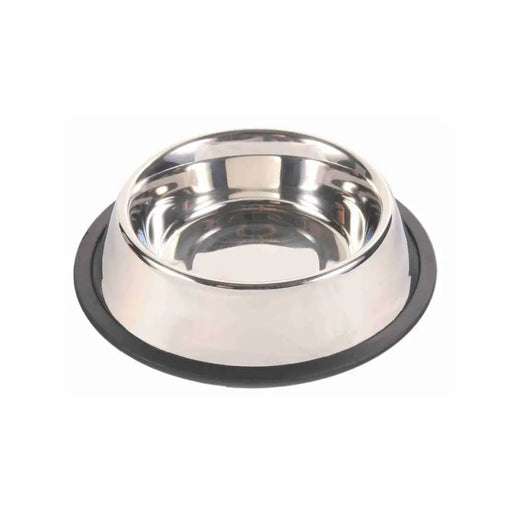 Pet feeding dish Trixie 24853 Black/Silver Stainless steel - Домашни Животни<<<Дом Градина<<<BigBuy&&&Купички за храна