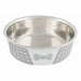 Pet feeding dish Trixie Blue White Grey Silicone Stainless steel 1,4 L - Домашни Животни<<<Дом