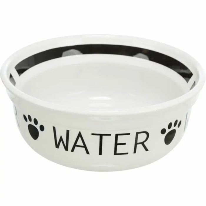 Pet feeding dish Trixie White Black 2,6 L - Домашни Животни<<<Дом Градина<<<BigBuy&&&Купички за храна и вода<<<Домашни