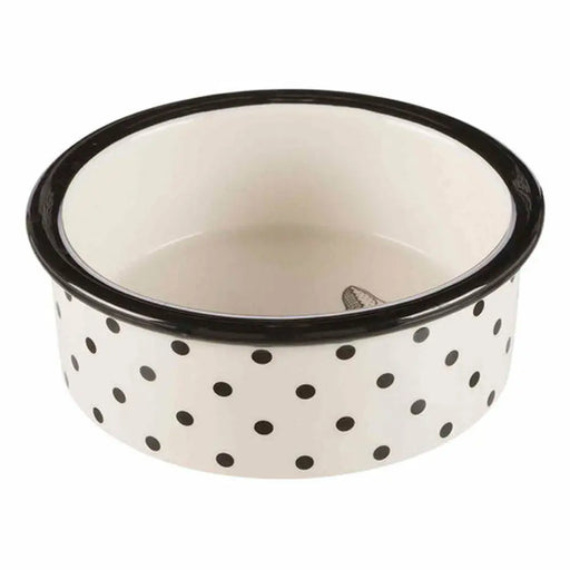 Pet feeding dish Trixie White Black 300 ml 0,3 L Ceramic - Домашни Животни<<<Дом Градина<<<BigBuy&&&Купички за храна и
