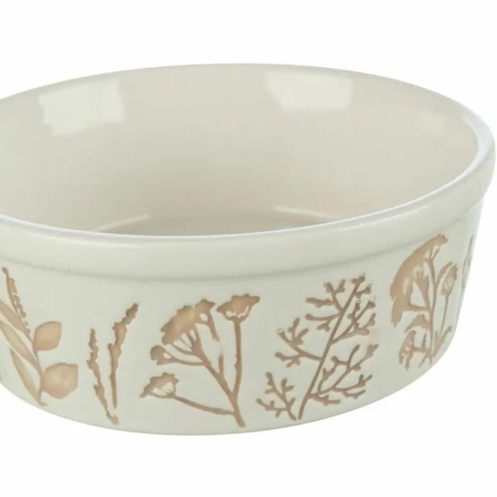 Pet feeding dish Trixie White Taupe 700 ml - Домашни Животни<<<Дом Градина<<<BigBuy&&&Купички за храна и вода<<<Домашни