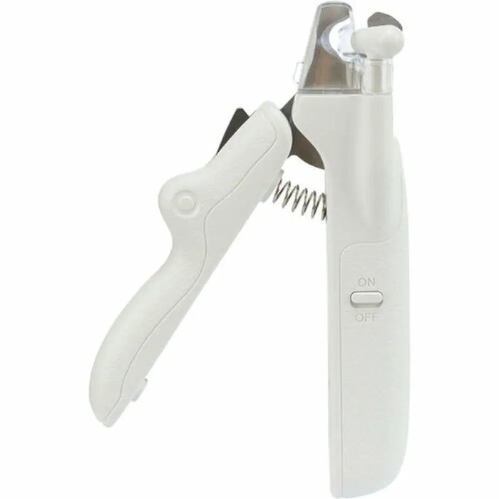Pet Nail Clippers with LED Trixie Stainless steel Plastic 15 cm White - Домашни Животни<<<Дом Градина<<<BigBuy&&&Здраве