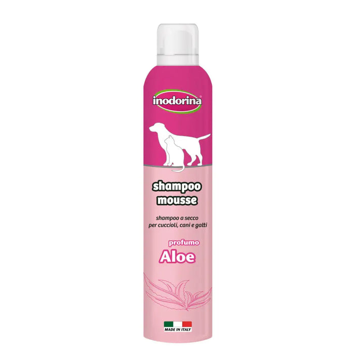 Pet shampoo Inodorina Aloe Vera 300 ml Foam - Домашни Животни<<<Дом Градина<<<BigBuy&&&Здраве и хигиена<<<Домашни