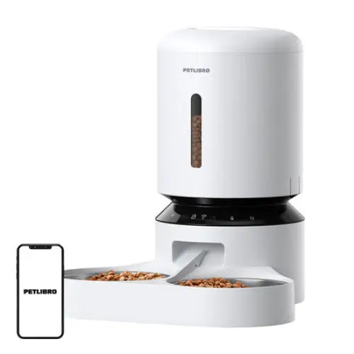 Petlibro Granary food dispenser with double bowl Wifi 5L(white) - Bowls<<<Food Dispensers<<<Pets<<<InnproXML