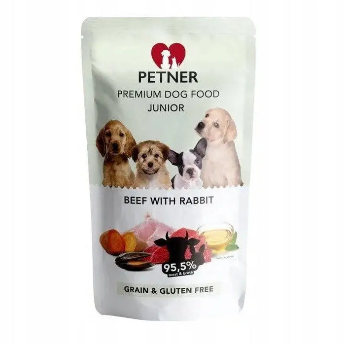 PETNER Junior Mini Beef with rabbit - wet dog food - 500g - Wet foodDLP-KAM<<<For the dogDLP<<<ActionPL