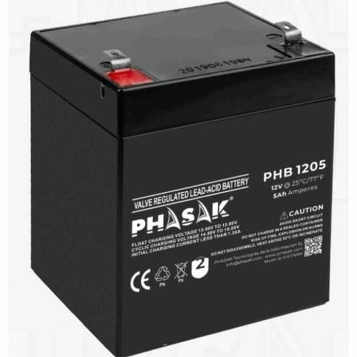 Battery for Uninterruptible Power Supply System UPS Phasak PHB 1205