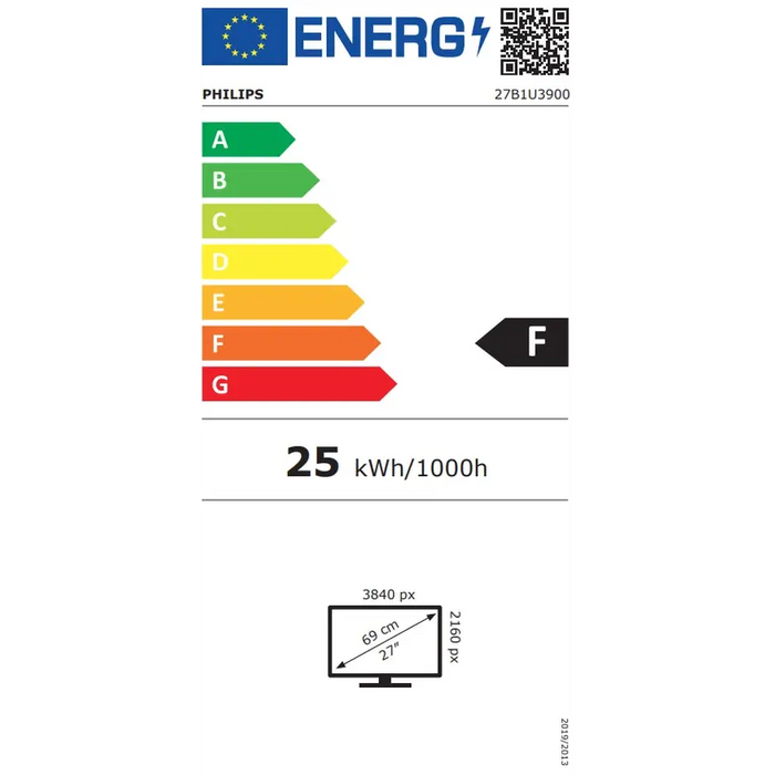 Philips 27B1U3900 27’’ IPS WLED 3840x2160@60Hz 4ms GtG 350 cd/m2 1000:1 50M:1 DCR Adaptive Sync FlickerFree Blue Light