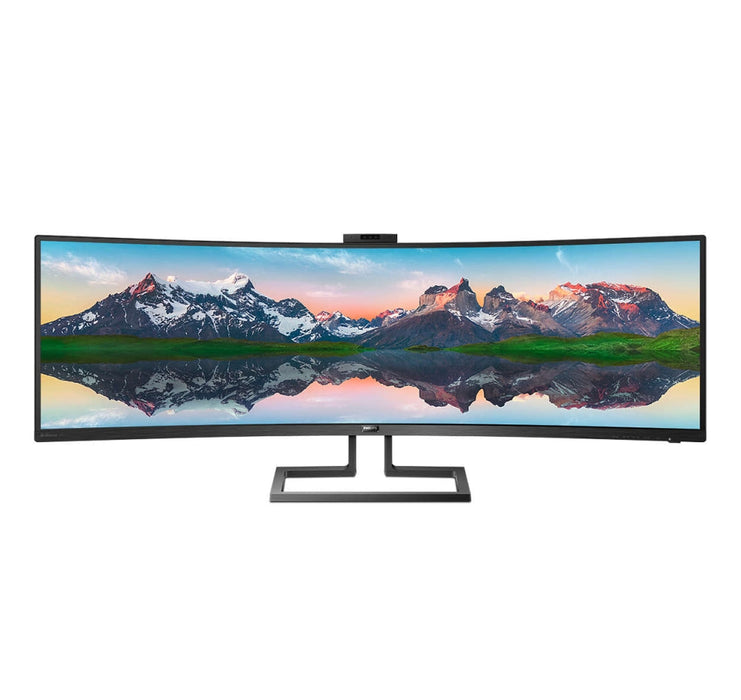 Philips 499P9H 49’’ 32:9 Super Wide Curved 1800R VA LED 5120x1440@60Hz HDR 400 5ms 3000:1 80M:1 DCR 450 cd/m2 Web