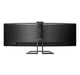 Philips 499P9H 49’’ 32:9 Super Wide Curved 1800R VA LED 5120x1440@60Hz HDR 400 5ms 3000:1 80M:1 DCR 450 cd/m2 Web