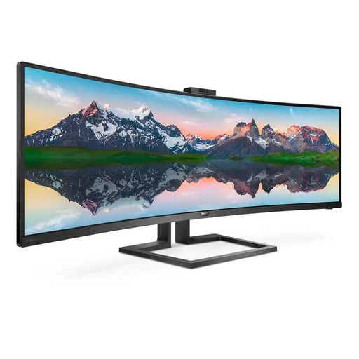 Philips 499P9H 49’’ 32:9 Super Wide Curved 1800R VA LED 5120x1440@60Hz HDR 400 5ms 3000:1 80M:1 DCR 450 cd/m2 Web