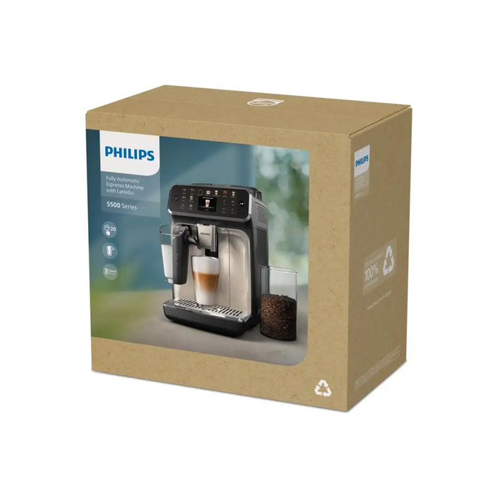 Philips 5500 series EP5545/70 coffee maker Fully-auto Espresso machine 1.8 L - Coffee machinesAGD-EXP<<<Home Appliance