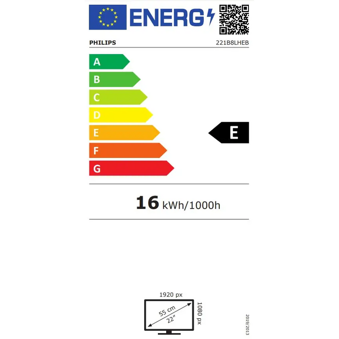 Philips B Line LCD monitor 221B8LHEB/00