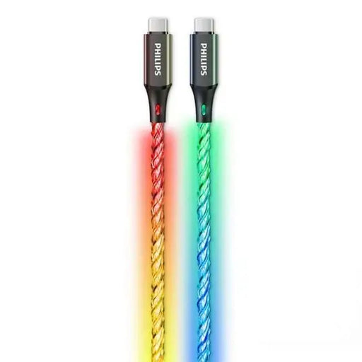 PHILIPS DLC5130C/00 USB-C to USB-C party cable with Ambilight RGB light - Аксесоари за смарт устройства<<<Смартфони и