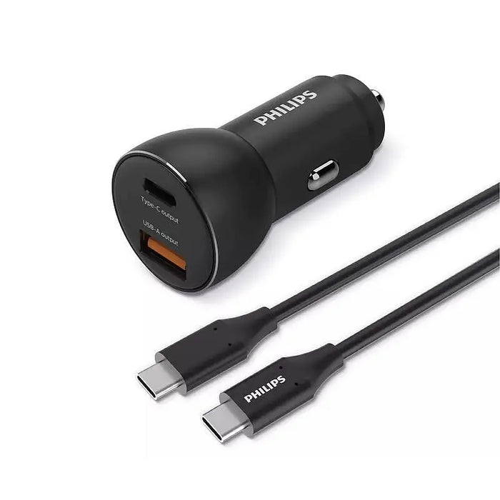 Philips DLP2521C/00 car charger - Аксесоари за смартфон<<<Аксесоари<<<TechMart&&&Аксесоари за смартфон<<<Телефони и