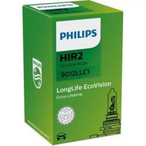 PHILIPS LONGLIFE HIR2 3200K 55W 12V CARTON BOX 1 PCS - КРУШКИ И СВЕТЛИНИ<<<MaxCar