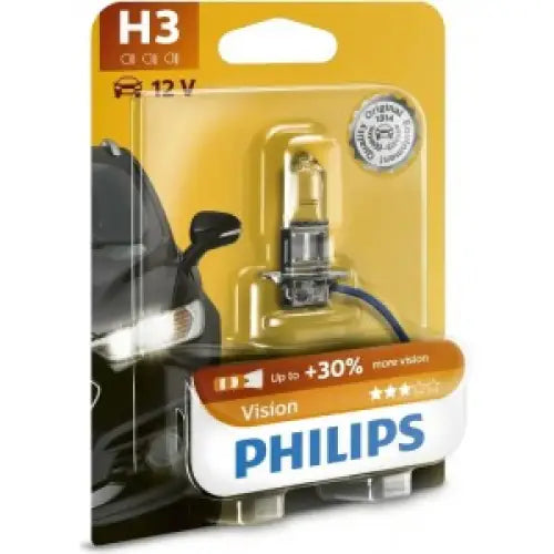 PHILIPS PREMIUM H3 3200K 55W 12V CARTON BLISTER 1 PCS - КРУШКИ И СВЕТЛИНИ<<<MaxCar