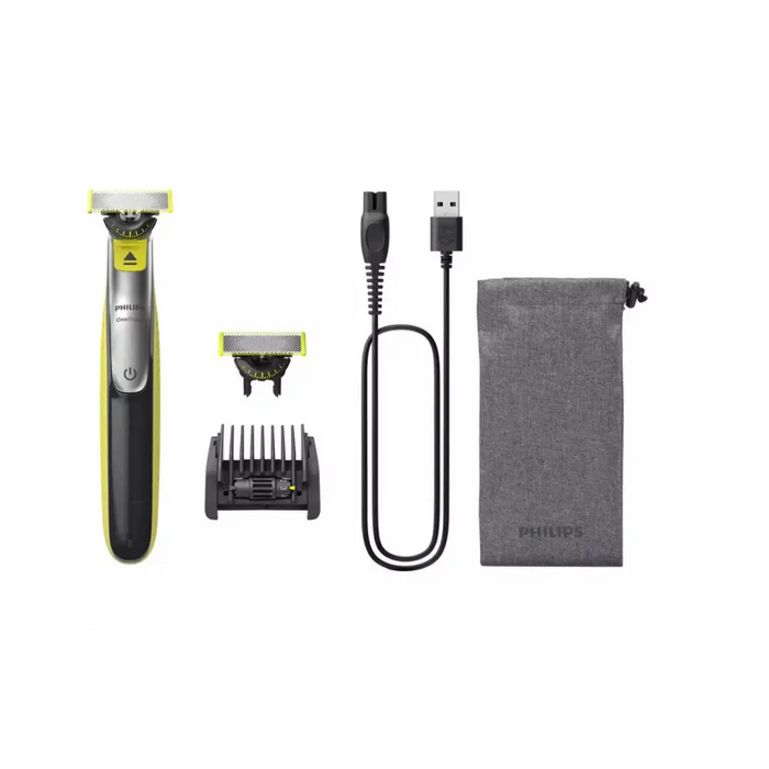 PHILIPS QP2734/31 Oneblade hybrid beard and body trimmer - Последни бройки<<<Едра бяла