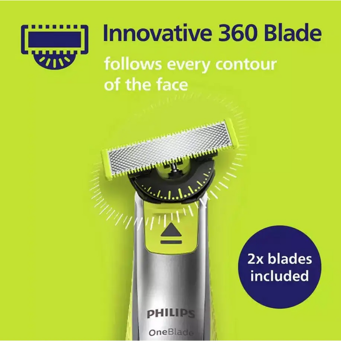 PHILIPS QP2734/31 Oneblade hybrid beard and body trimmer - Последни бройки<<<Едра бяла
