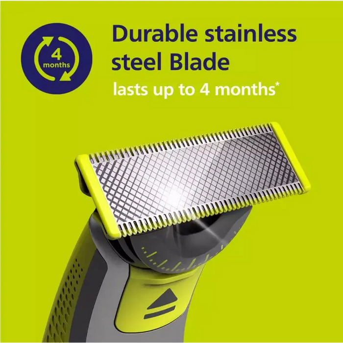 PHILIPS QP2734/31 Oneblade hybrid beard and body trimmer - Последни бройки<<<Едра бяла