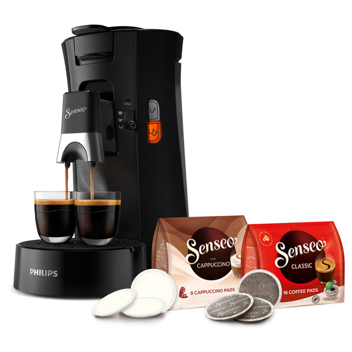 COFFEE MACHINE PHILIPS SENSEO CSA230/61 1.00 bar, 900.00 ml, BLACK