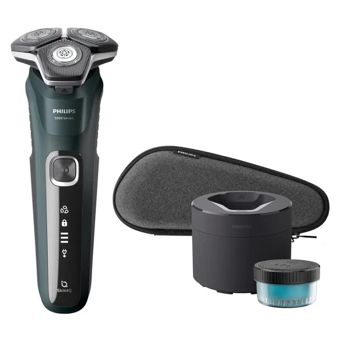 Philips SHAVER Series 5000 S5884/50 men’s shaver Rotation shaver Trimmer Black Green - ShaversAGD-GOL<<<Home Appliance