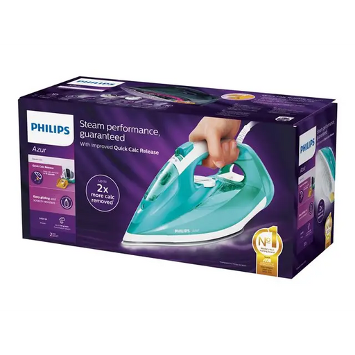 PHILIPS Steam Iron Azur GC4537/70 Blue/white(B) - Парни ютии и парогенератори<<<Уреди за гладене и почистване<<<Уреди