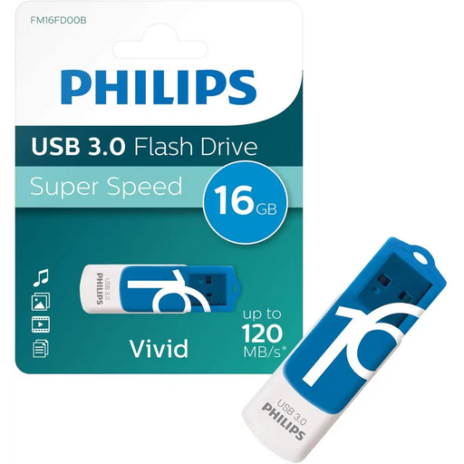 Philips USB 3.0 16GB Vivid Edition - USB флаш памети<<<Памети<<<MediaTrade