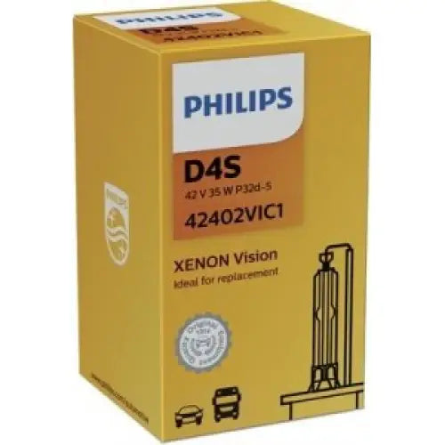 PHILIPS VISION D4S 4400K 35W 42V CARTON BOX 1 PCS - КРУШКИ И СВЕТЛИНИ<<<MaxCar