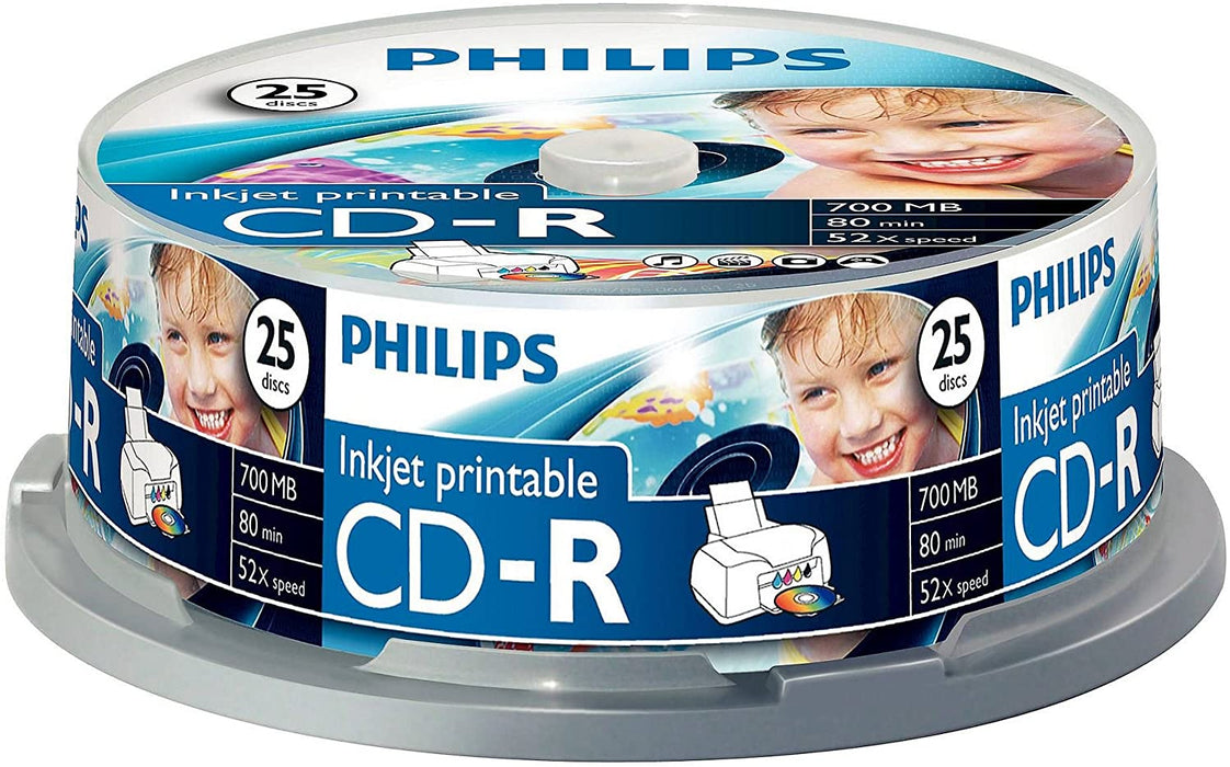 Philips CD-R Printable 25 per spindle