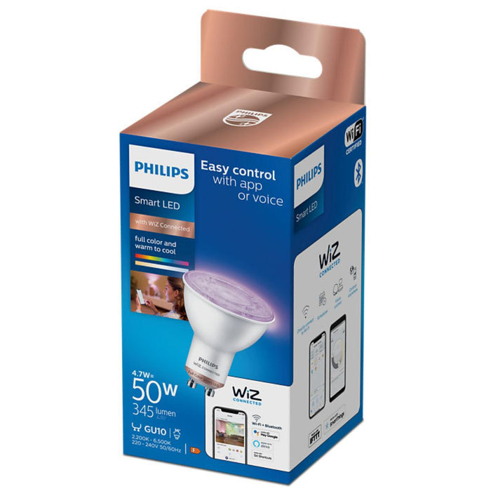 LED LAMP 4.7W GU10 RGB PHILIPS WIZ