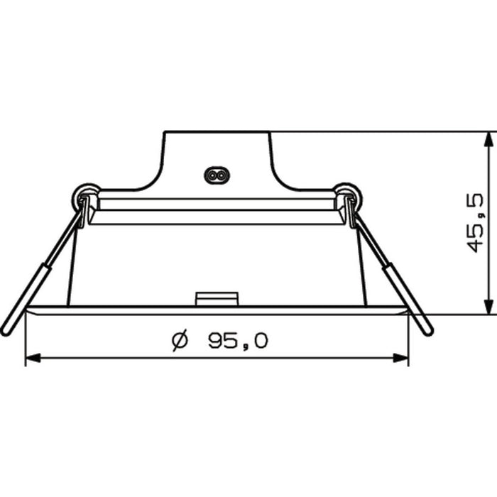 LED PANEL CIRCLE 5.5W 550LM 6500K 9.5CM PHILIPS