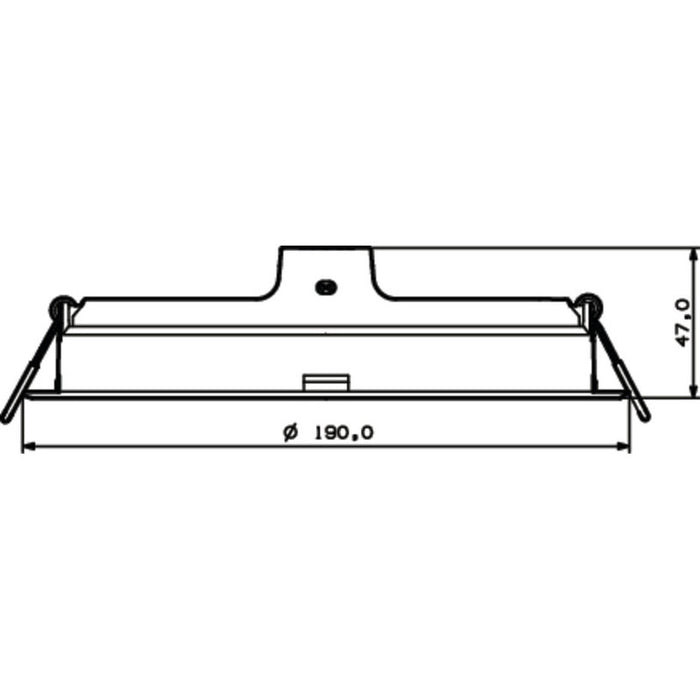 LED PANEL CIRCLE 20W 2200LM 6500K 19CM PHILIPS
