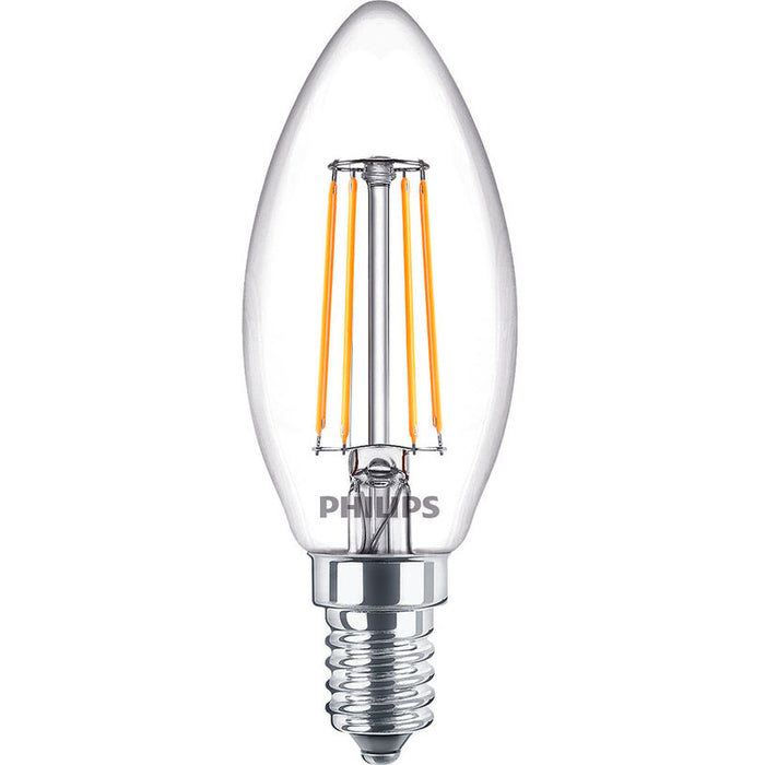 LED BULB E14 4.3W 470LM 2700K 3 FILAMENT PHILIPS